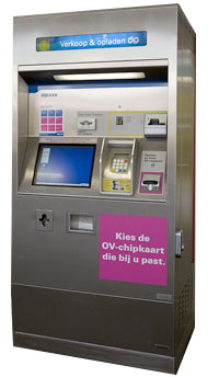 OV-chipkaart machine